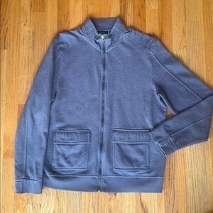 Marc Anthony Gray Zip-Up Sweater
